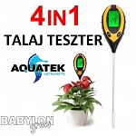 4-in-1 Soil Tester for light, moisture, pH and temperature