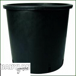 Plastic round flower pot