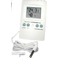 Termometru și măsurător de umiditate digital cu cablu
