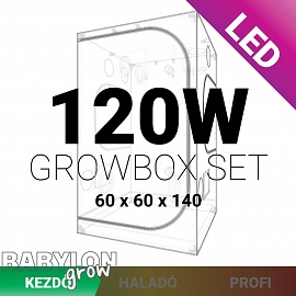 Beginner LED Grow Box set 120W / 60x60x140