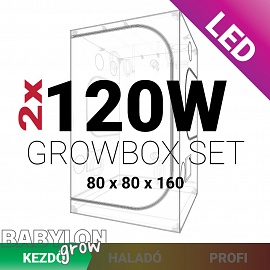 Kezdő LED Grow Box szett 240W / 80x80x160