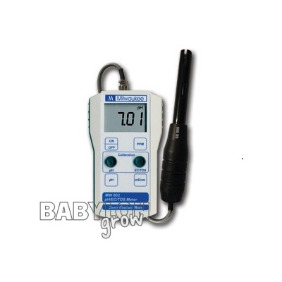 Milwaukee MW802 PRO 3-in-1 pH, EC, TDS Combo Meter with ATC